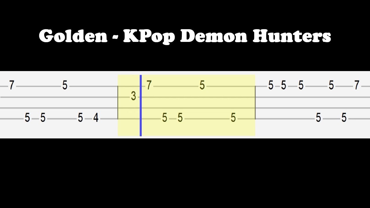 Golden - KPop Demon Hunters (Easy Ukulele Tabs Tutorial)
