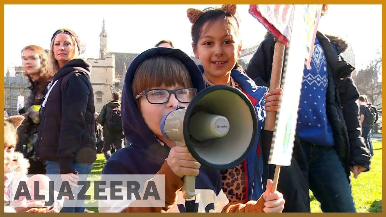 🇬🇧 Climate change: UK children demand government action l Al Jazeera English