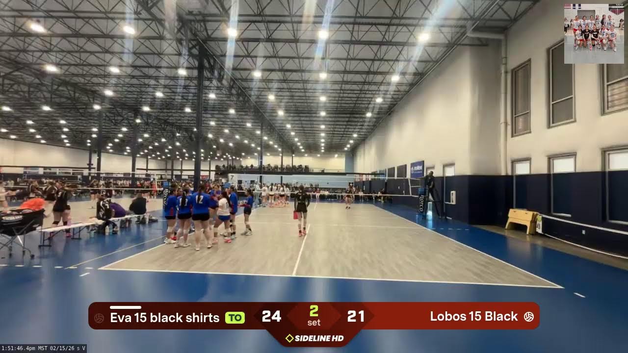 Lobos 15 Black vs. Eva 15 black shirts (2026.02.15)