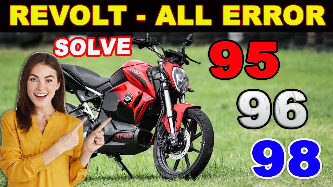 Revolt Error 95, 96, 98 Solution, full Throttle Parking Problem After Washing or Rain #shorts #shots