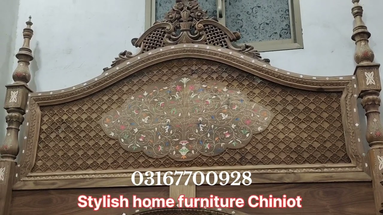 All Chinioti New Bed Set Sofa Set Stylish home furniture Chiniot