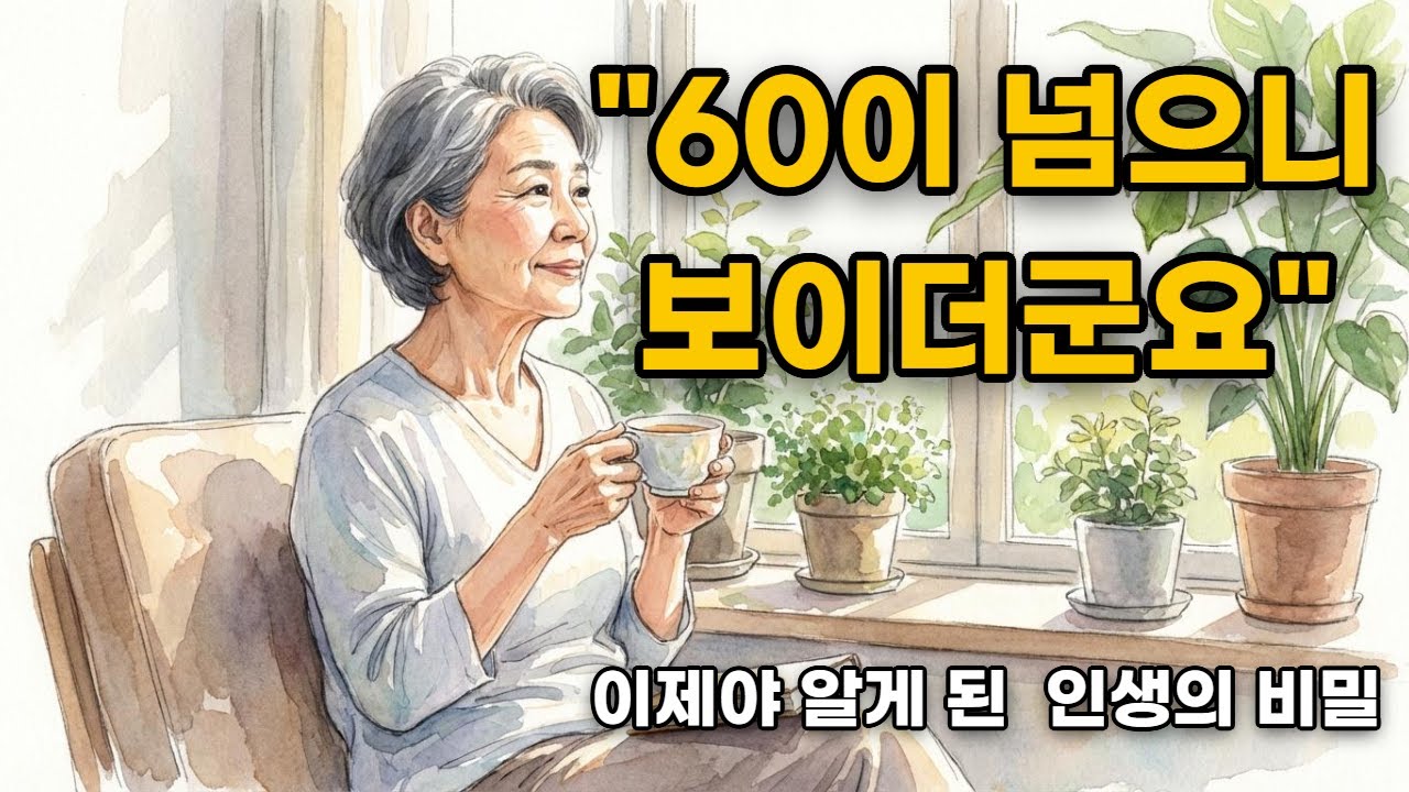 60 이후, 비로소 보이는 것들 : 인생의 오후에 부치는 편지