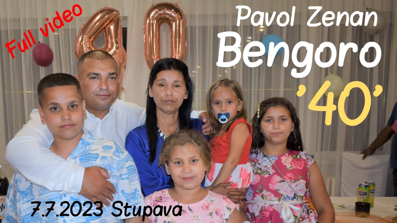 Pavol Zeman BENGORO '40' oslava narodenín 7.7.2023 FULL VIDEO