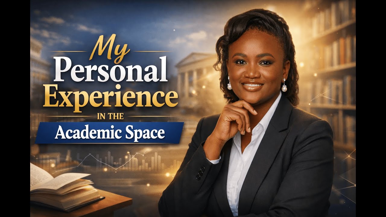 My personal experience in the academic space