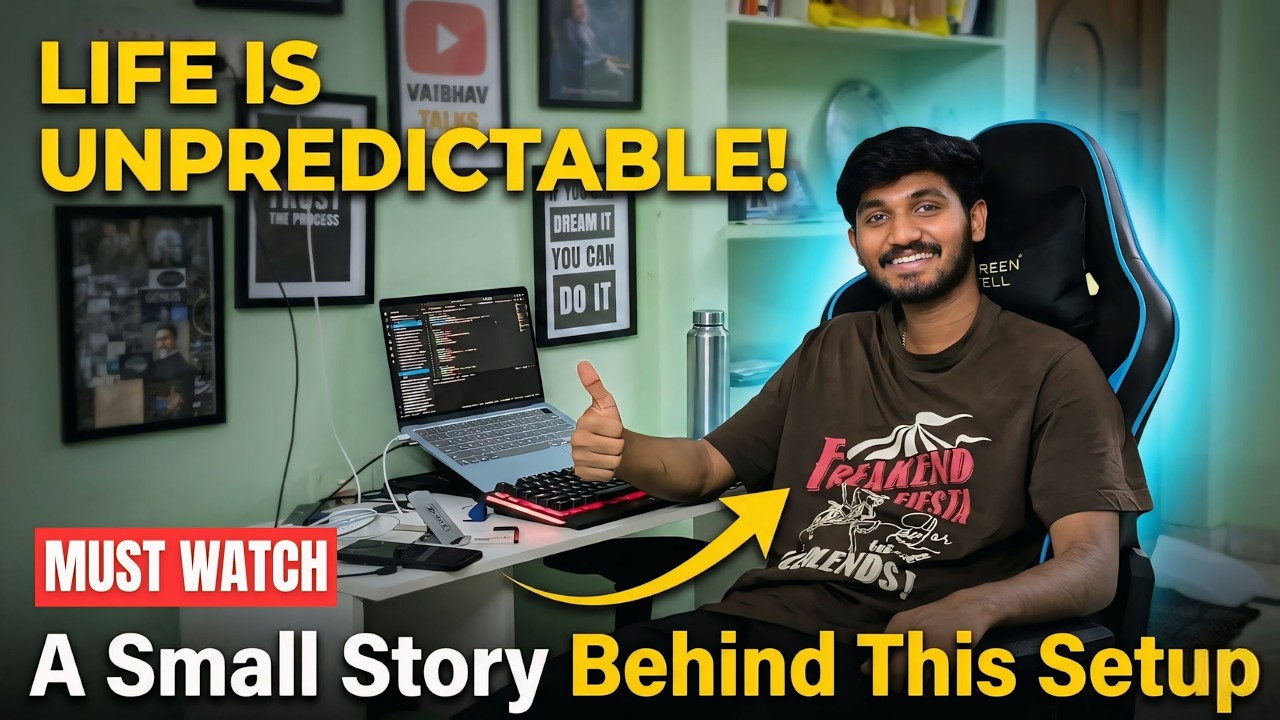 From Passion to This Setup & a New Chair – A Small Story ❤️