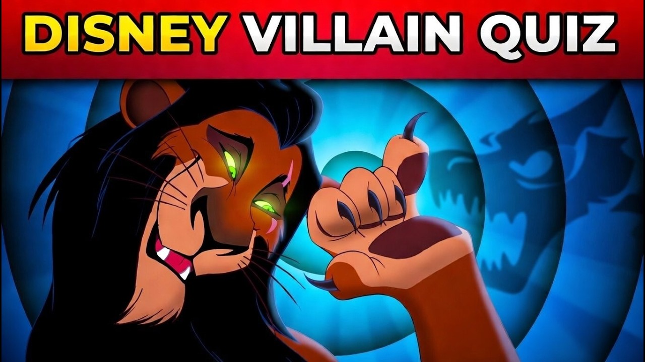 Disney Villains Trivia 😈 | 20 Questions (Easy &rarr; Hard)