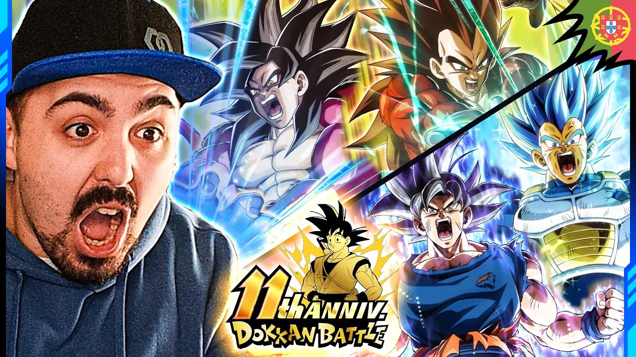 REACT a NOVOS LR TAG UI GOKU & EVO VEGETA + SSJ4 VEGETA & SSJ4 GOKU da PARTE 2 no DBZ DOKKAN BATTLE