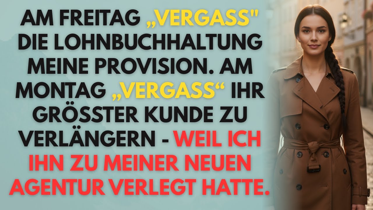 Sie „Vergassen“ Meine Prämie – Also Nahm Ich Über Nacht Ihren €9M-Kunden