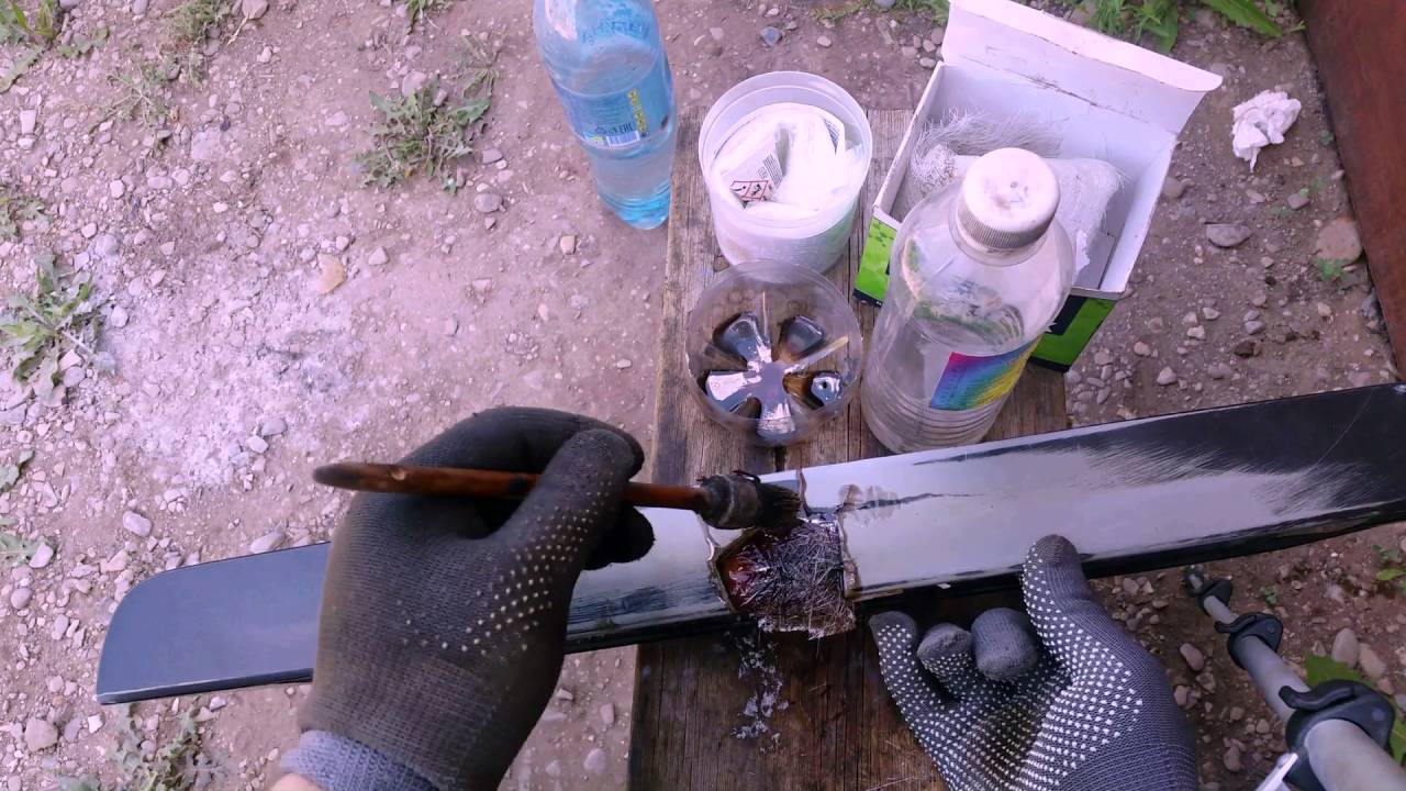 Восстоновление пластиковой детали ручки багажника