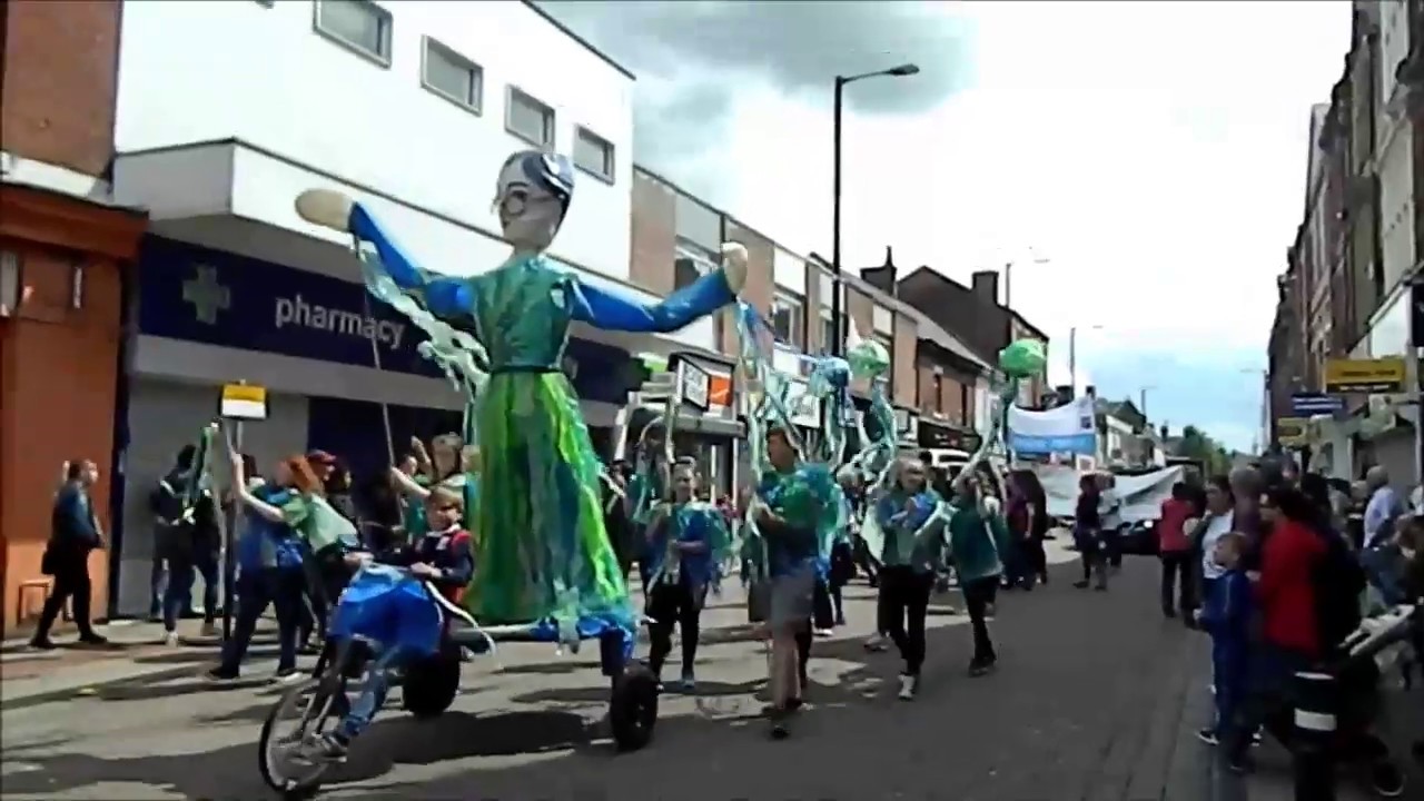 Leigh Carnival 2019. Leigh Lancashire.