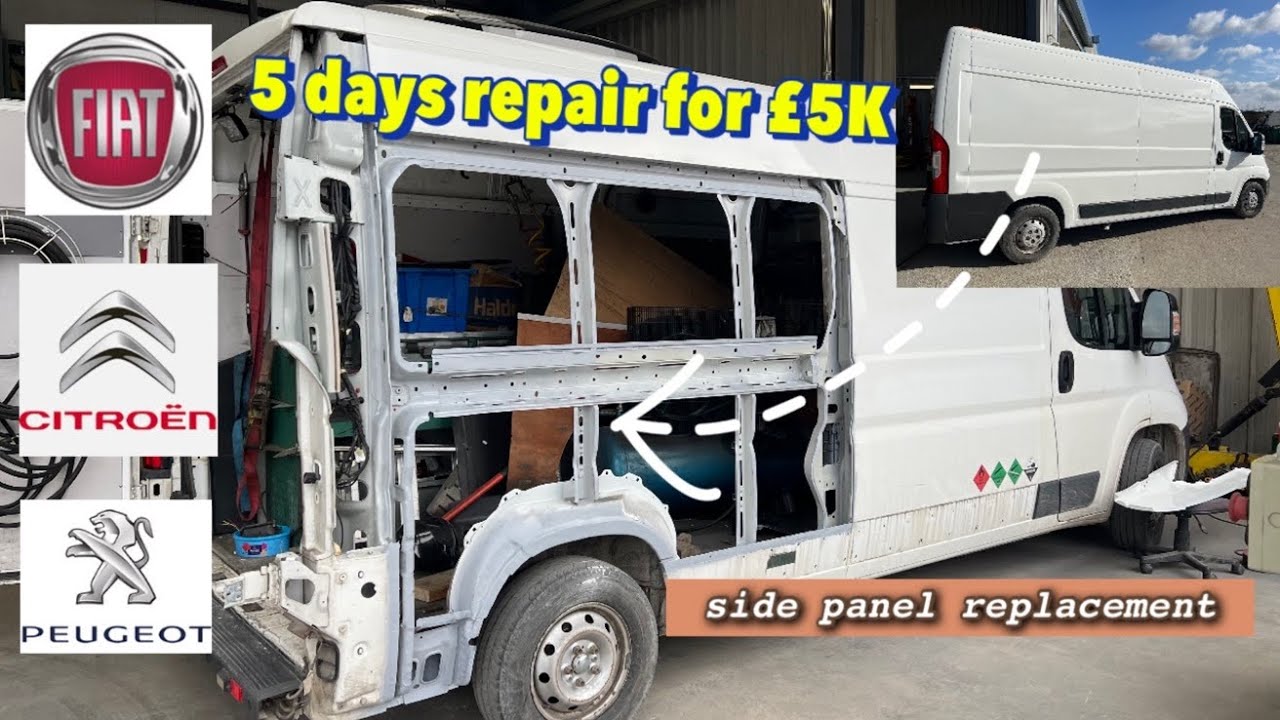 5 дней работы за 5 тыс. фунтов стерлингов. Ducato, реле. Замена боковой панели Boxer!!!