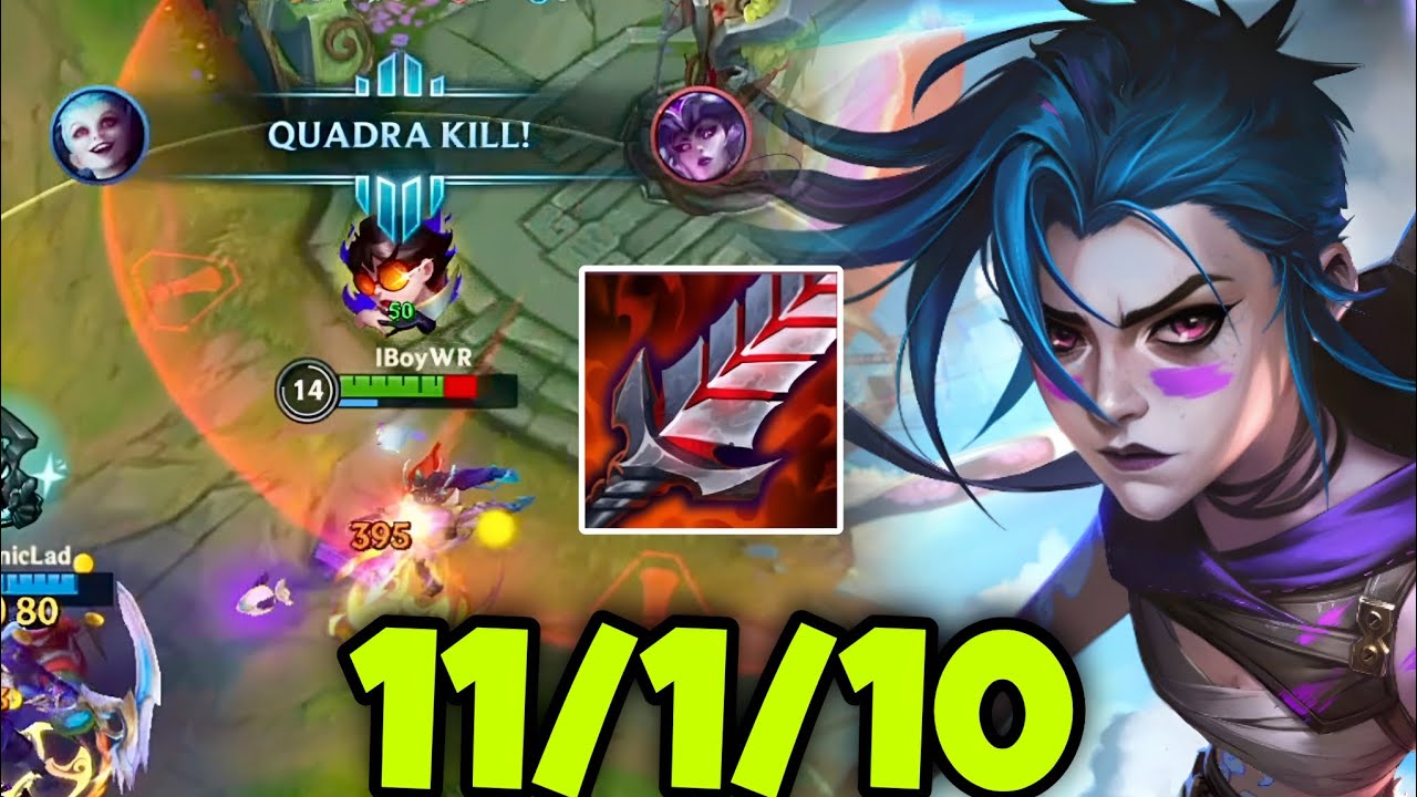 WILD RIFT ADC // THIS JINX CARRY 1V9 WITH THIS BUILD AND RUNE IN PATCH 6.3 GAMEPLAY!
