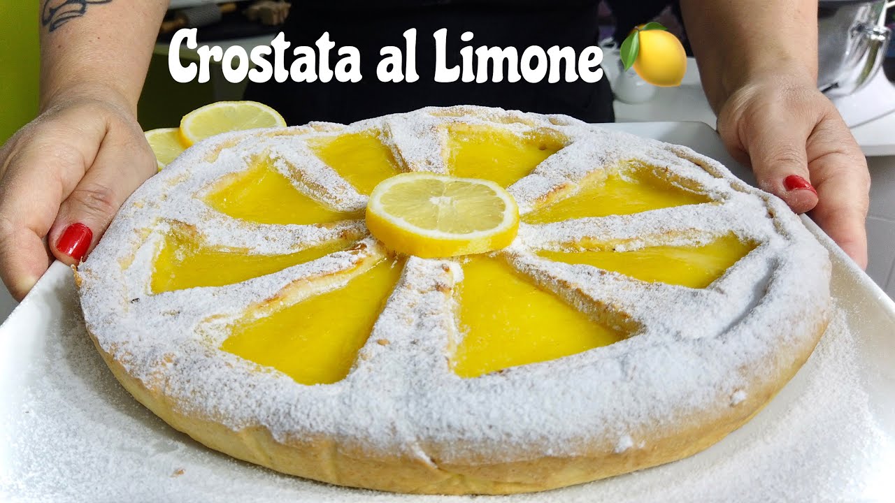 CROSTATA AL LIMONE 🍋 Cremosa e golosa 🍋