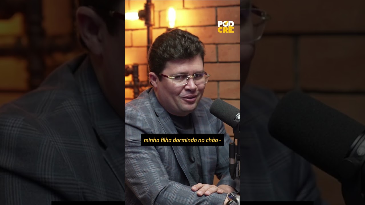 PR. DAVI GOES CONTA COMO SE SENTIA AO VER ESPOSA E FILHA DORMIREM NO CH&Atilde;O #Podcr&ecirc; #DaviGoes