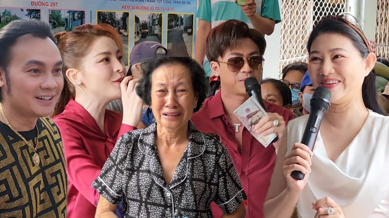 Toàn Cảnh NSUT Kim Tiểu Long Cùng NSND Quế Trân - Và Các Ns Phát Quà Cho Bà Con Hôm Nay