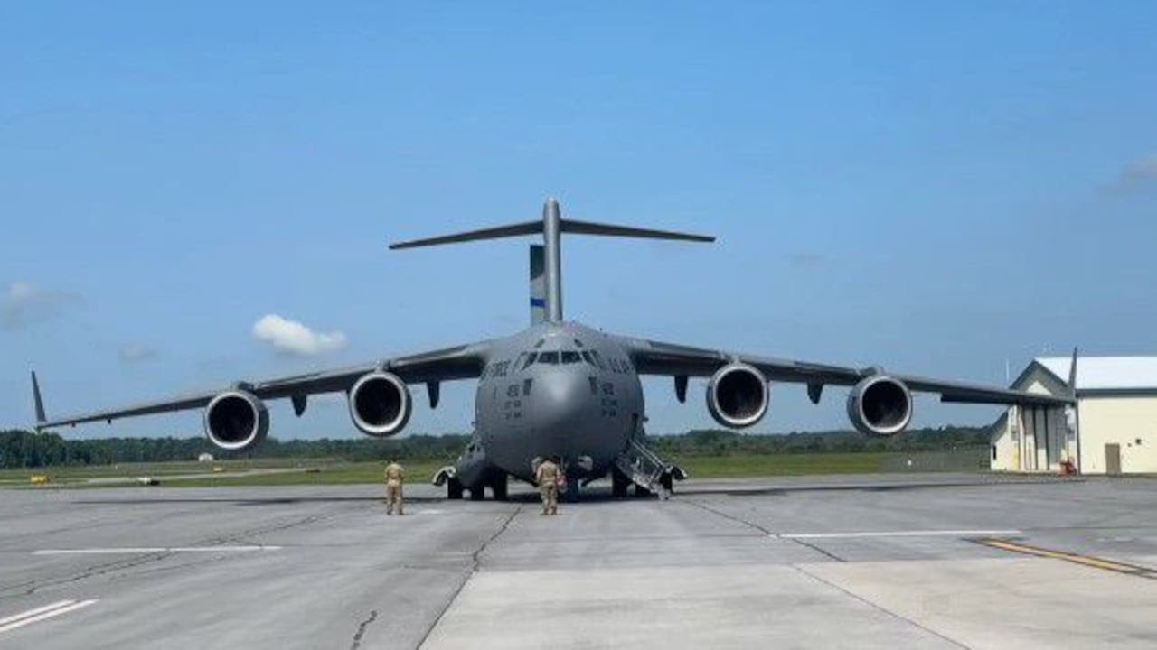 Watertown airport welcomes its largest aircraft ever