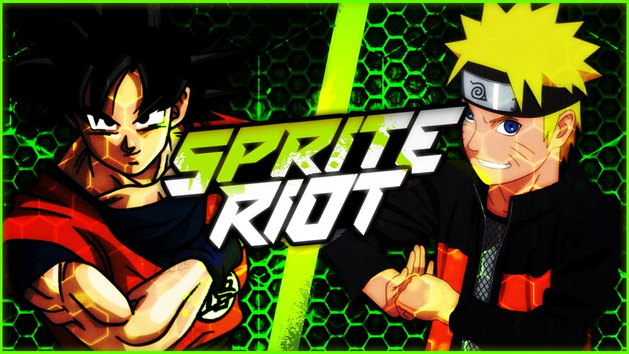 Goku vs Naruto  - Sprite Riot (Animated by Fade & Sekyo)