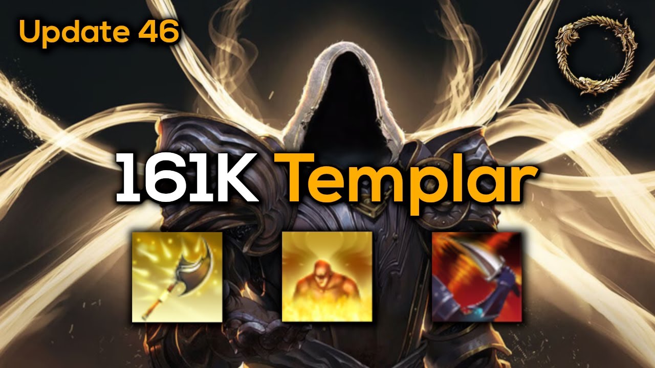 ESO - 161K DPS Stamina Templar | Update 46