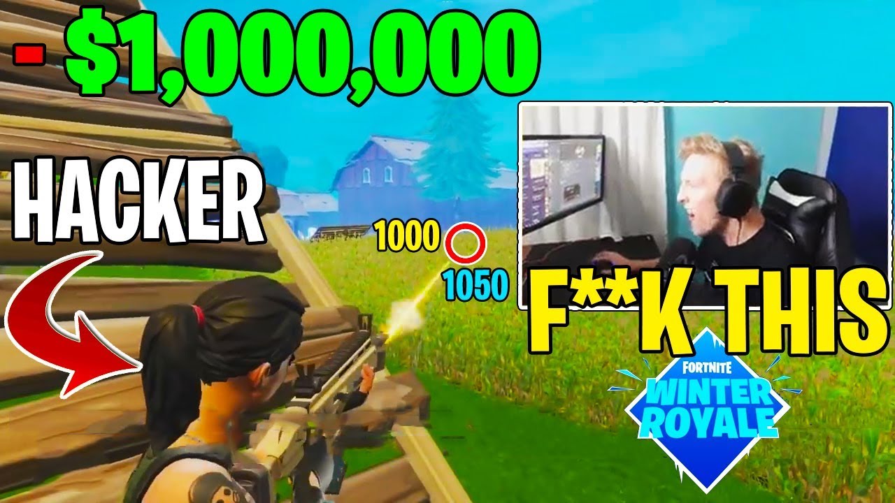 Tfue LOST $1,000,000 Fortnite Winter Royale Tournament To *HACKER*!!