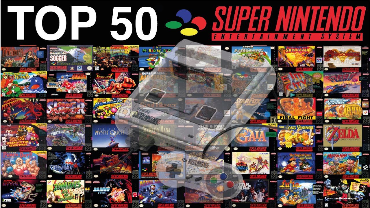 Top 50 Best SNES Games - Super Nintendo