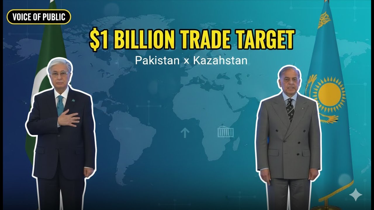 Pakistan, Kazakhstan Set $1 Billion Trade Target to Boost Bilateral Ties | Voice of Public