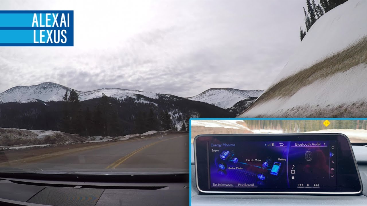 Lexus RX 450h POV Mountain drive and Hybrid Technology explained