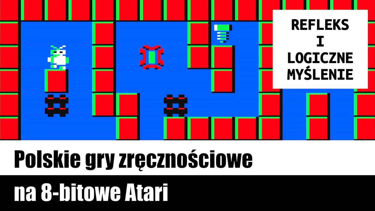 👾 Polskie gry zręcznościowe na 8-bitowe Atari (800XL/65XE/130XE/800XE) (dawne kultowe gry)