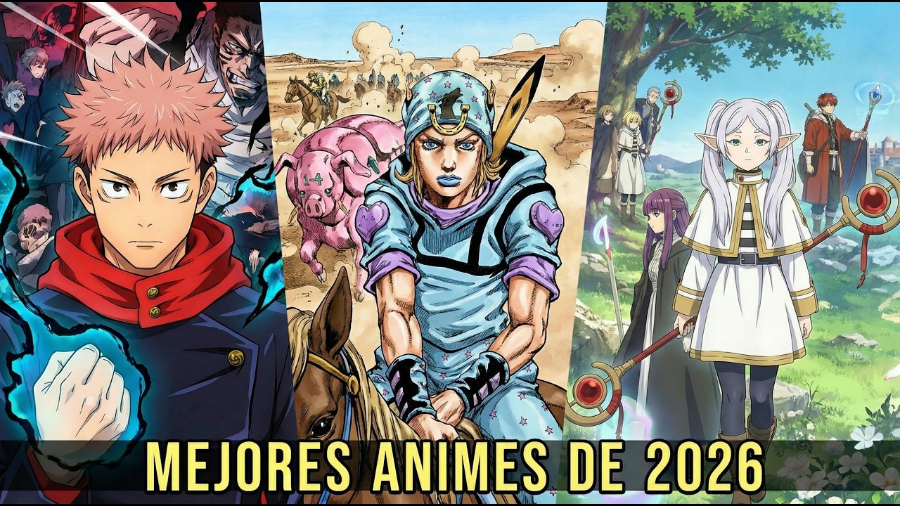 TOP 10 ANIMES MÁS ESPERADOS DE 2026