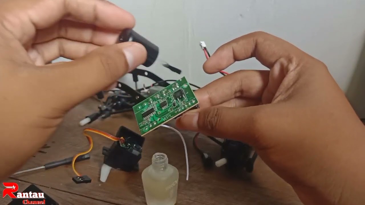 Waterproof ESC dan SERVO pada WPL C24 modal 15000an
