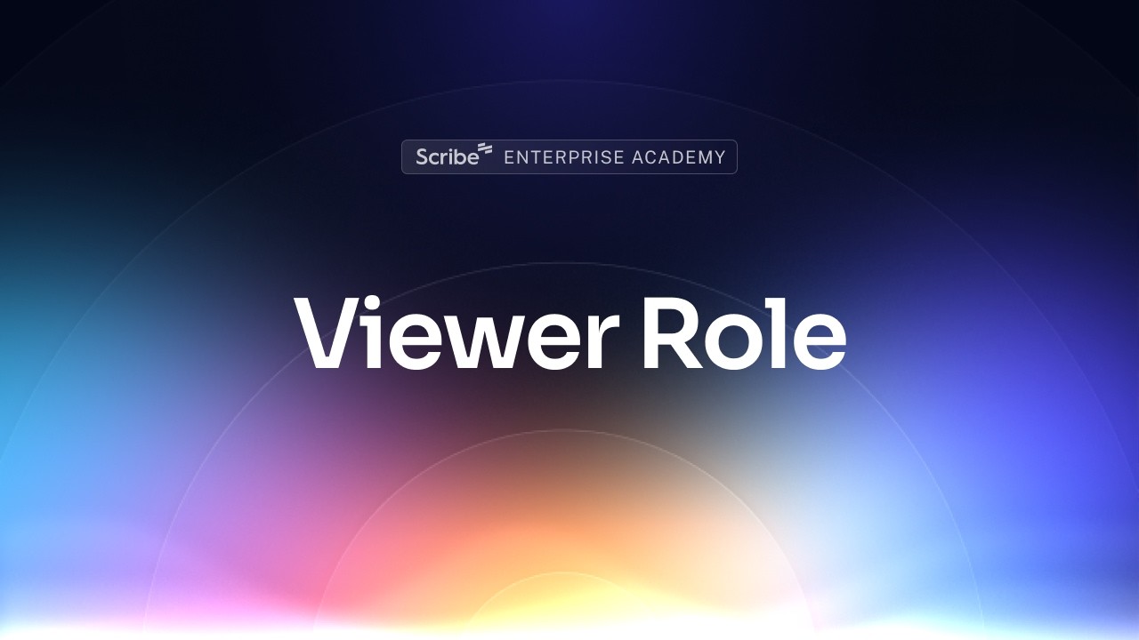 Enterprise Academy: Viewer Role