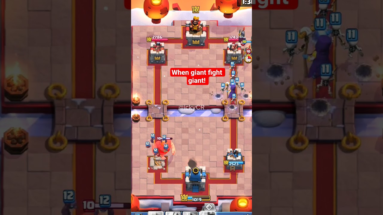 Giant fight giant 