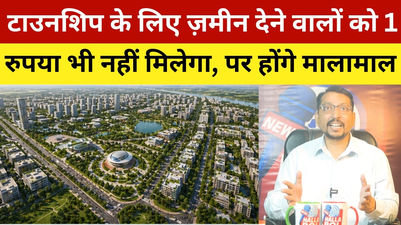 टाउनशिप के लिए ज़मीन देने वालों को 1 रुपया भी नहीं मिलेगा, पर होंगे मालामाल | Landowner Will not