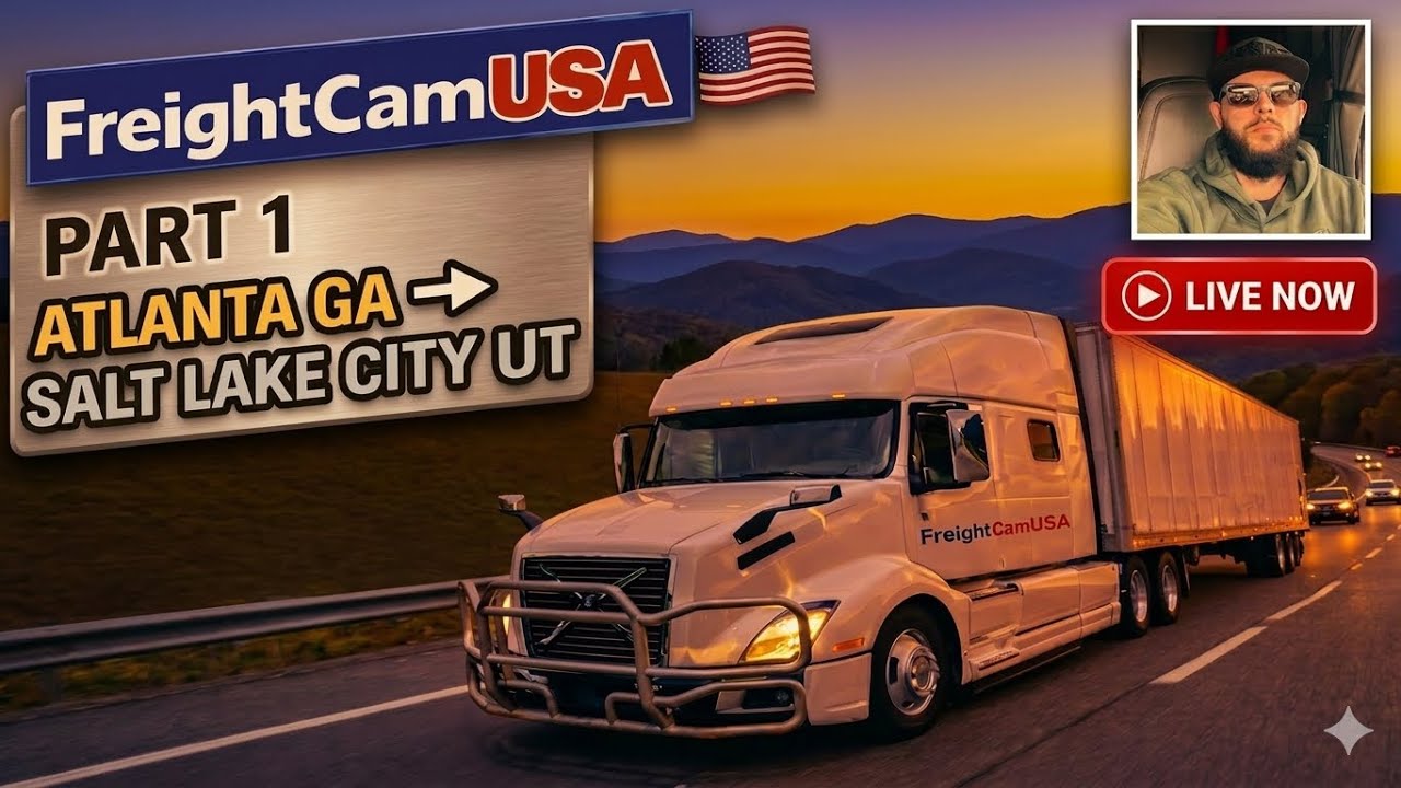 🇺🇸LIVE 🚛 POV Truck Driving USA | Night Highway Drive IRL | FreightcamUSA