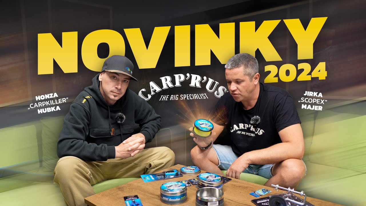 NEJNOVĚJŠÍ PRODUKTY OD CARP'R'US🔥| TIPY OD SCOPEXE👍🏼| Honza Hubka & Jiří Scopex Majer🤝 | 4K