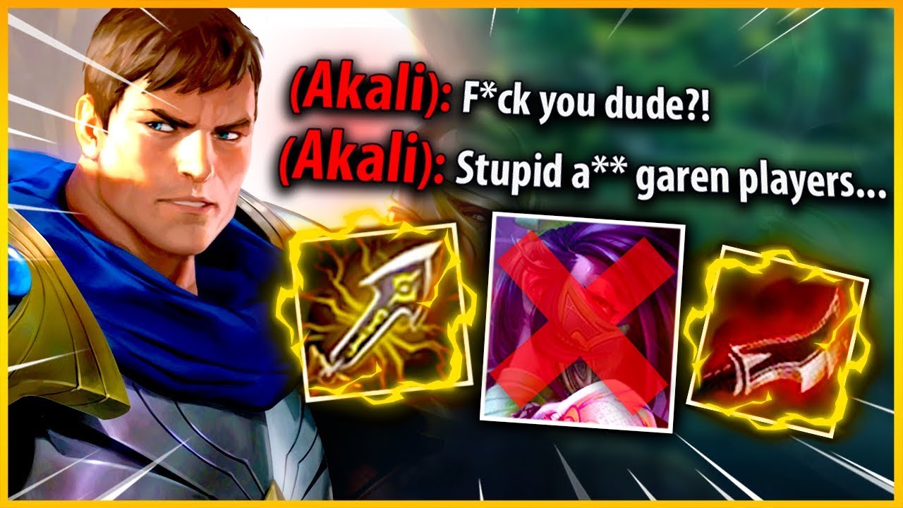 Akali thought she won the game... Until I pulled out my Lethality Garen 😏