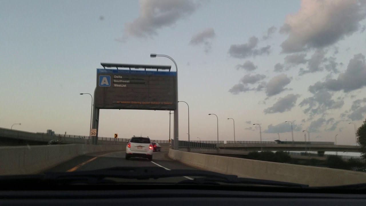 Zakim Bridge, Sumner Tunnel, Boston Logan Airport 4k