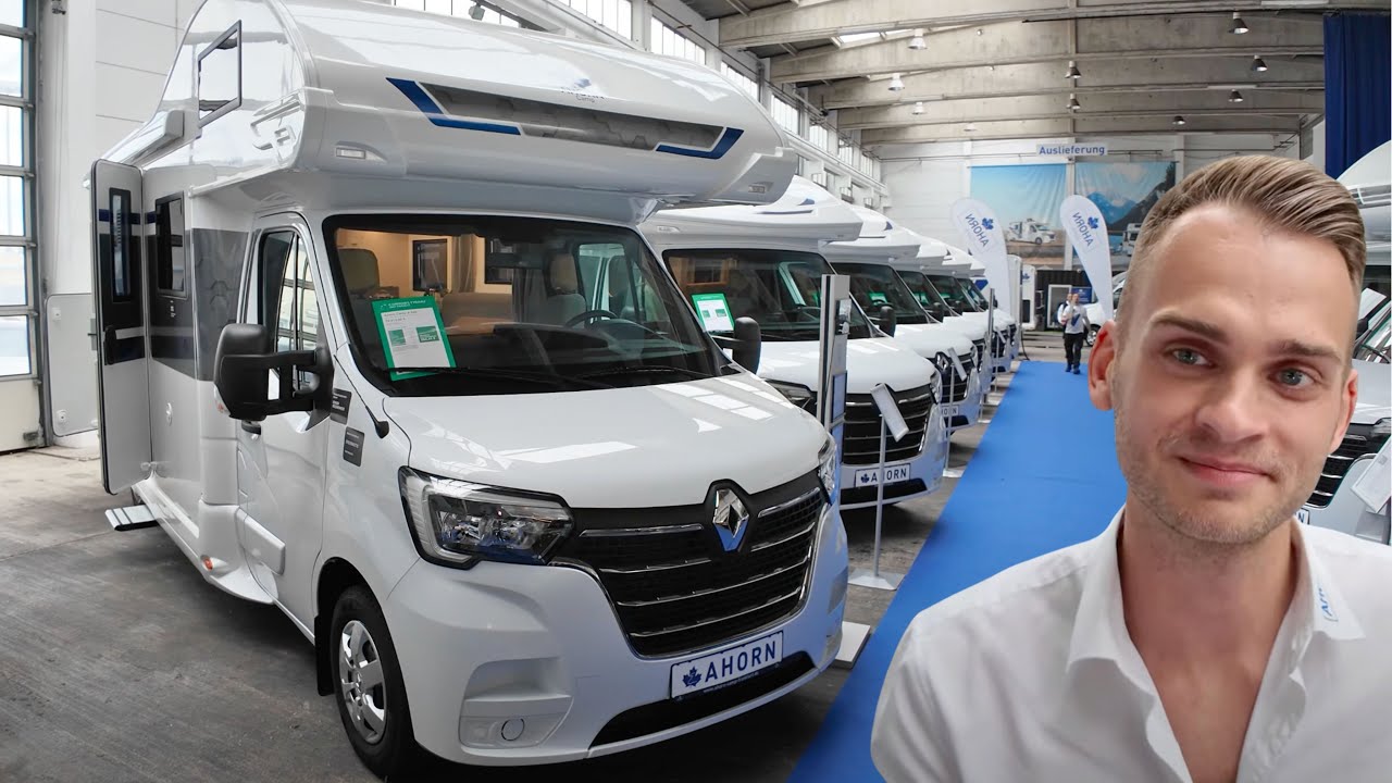 XL WOHNMOBIL FABRIKNEU 56.600 € ! ✅ Glasfaser Wohnmobile 2024: Ahorn Camp A 640
