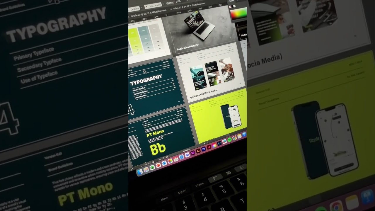 La puissance d&rsquo;une charte graphique #chartegraphique #graphiste #branding #identit&eacute;visuelle