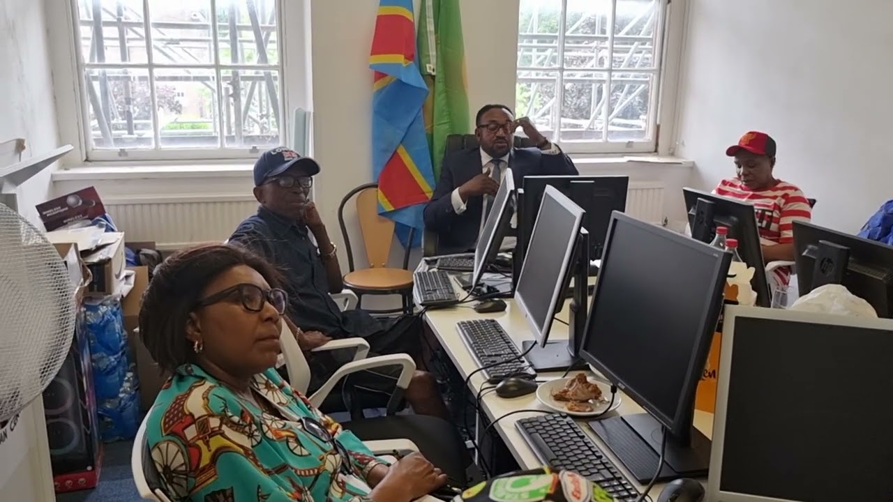 COST LIVING TRAINING, WITH PRESIDENT OKITO TONGOMO. CONGOLESE SUPPORT GROUP