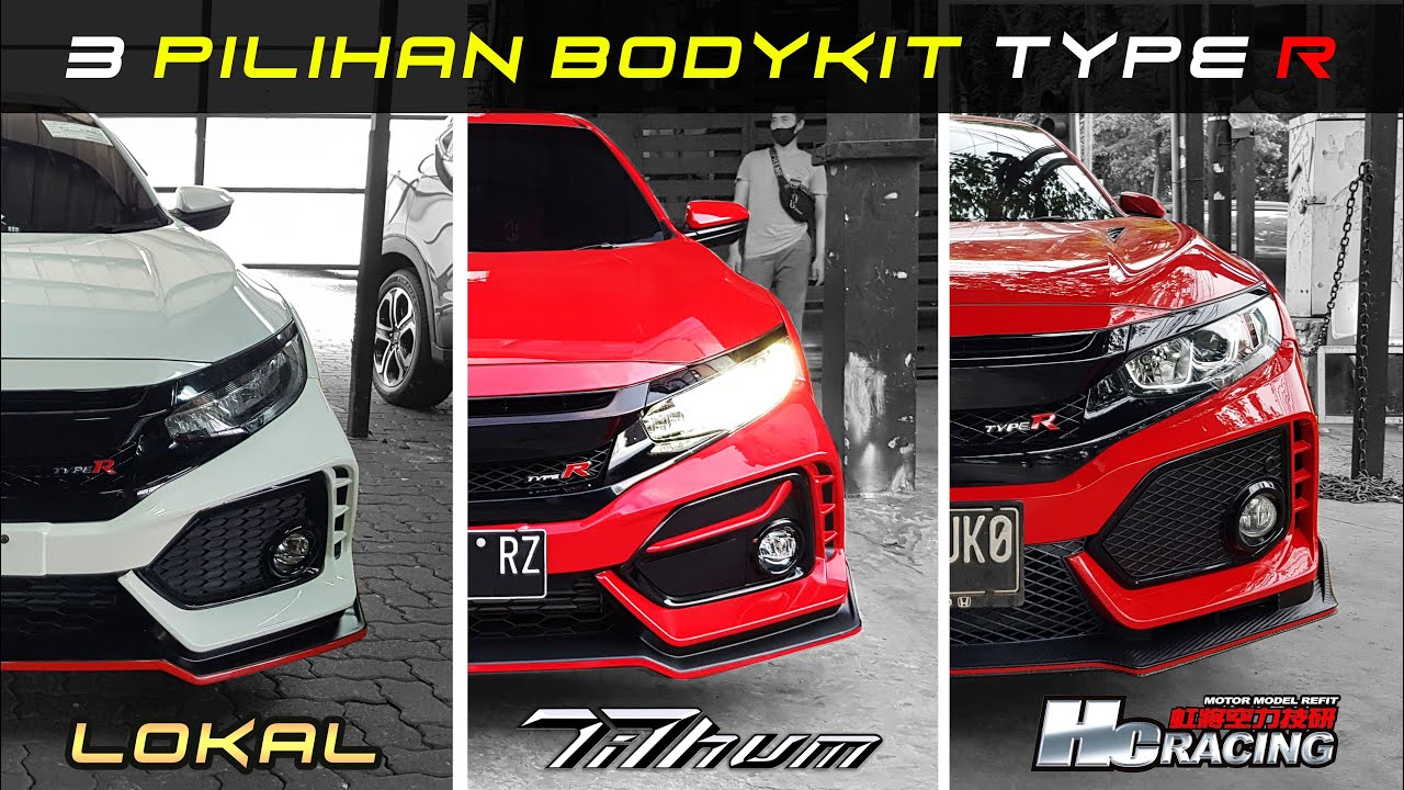 Honda Civic hatchback ke Type R di 2021 | Review Modifikasi Bodykit