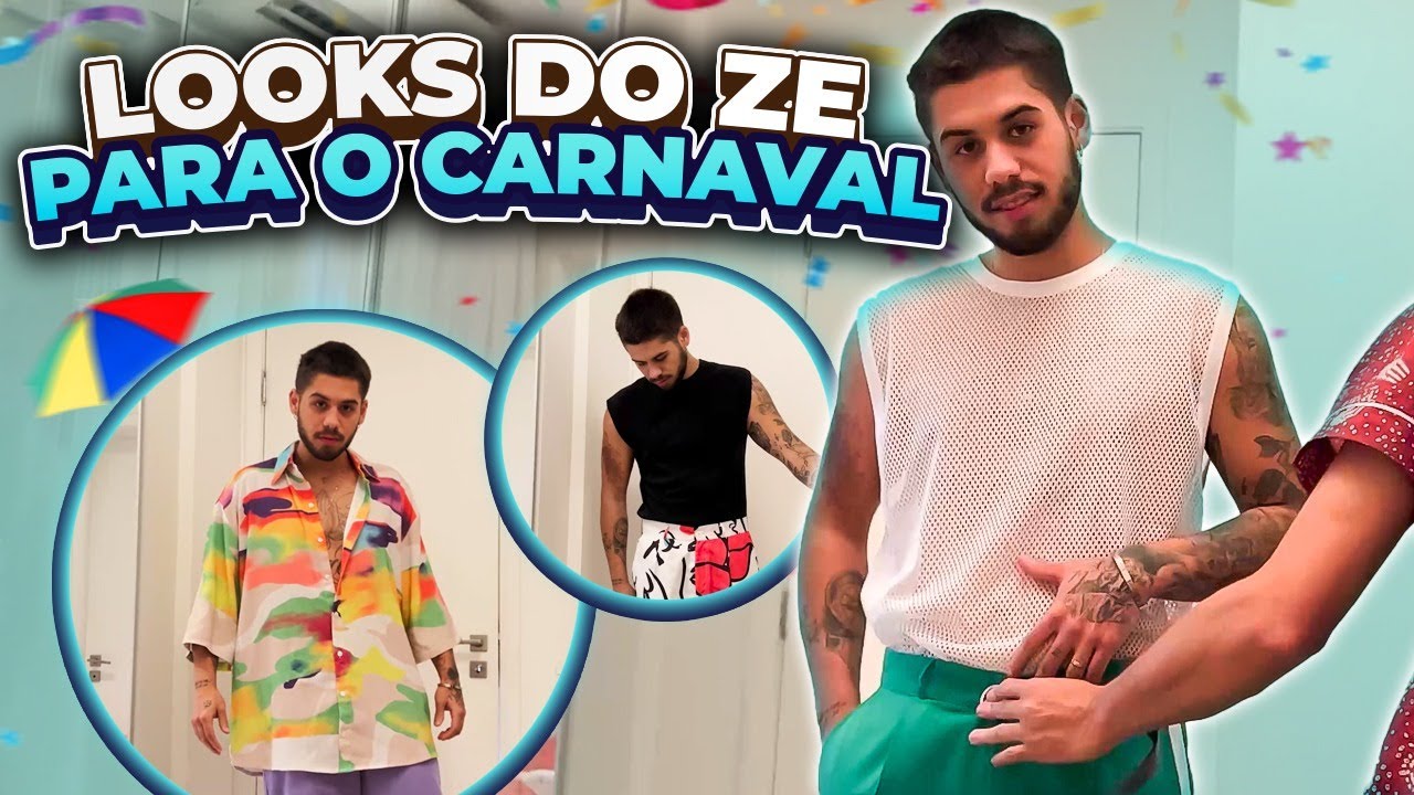 ZE FELIPE EXPERIMENTOU ROUPAS PARA OS SHOWS DE CARNAVAL!!