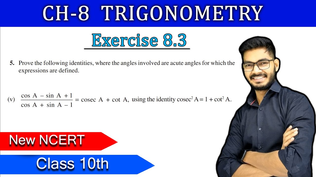 Class 10th Question 4 Part 5 Exercise 8.3 of Chapter 8 Trigonometry NEW NCERT || By Rajeev Sir CBSE