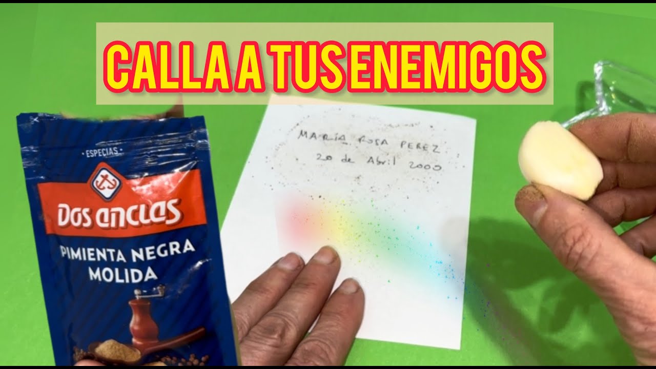 ✨Tapa Boca, Calla a tus Enemigos, Vecinos o Personas que Hablan de Ti😈 #ritual #tapabocas
