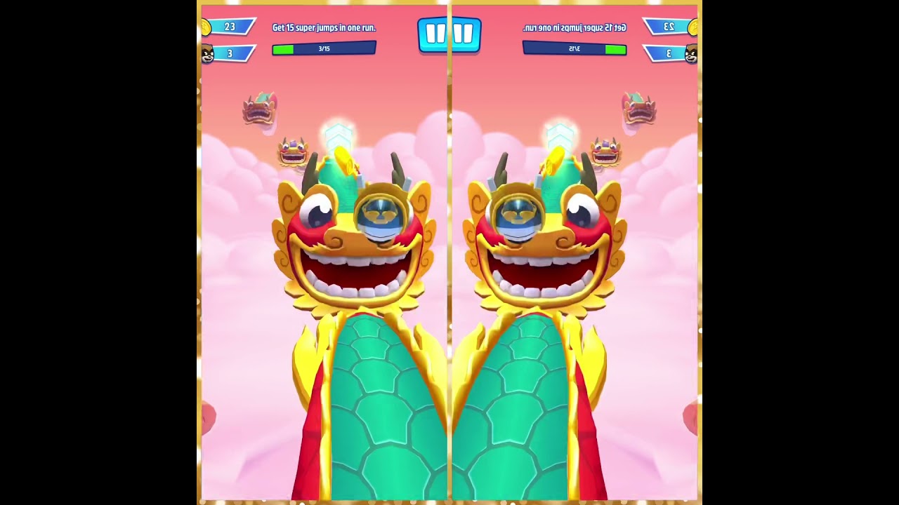 Beat 30 Big Raccoons Get 15 Super Jumps Jump 30 Obstacles Get 7 Super Jumps In One Run Challenge
