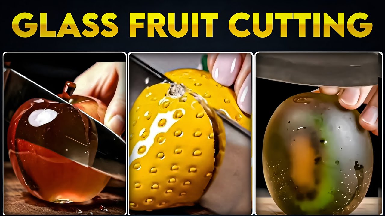 AI Se Glass Fruit Cutting ASMR Video Kaise Banaye | Realistic Cutting Prompt
