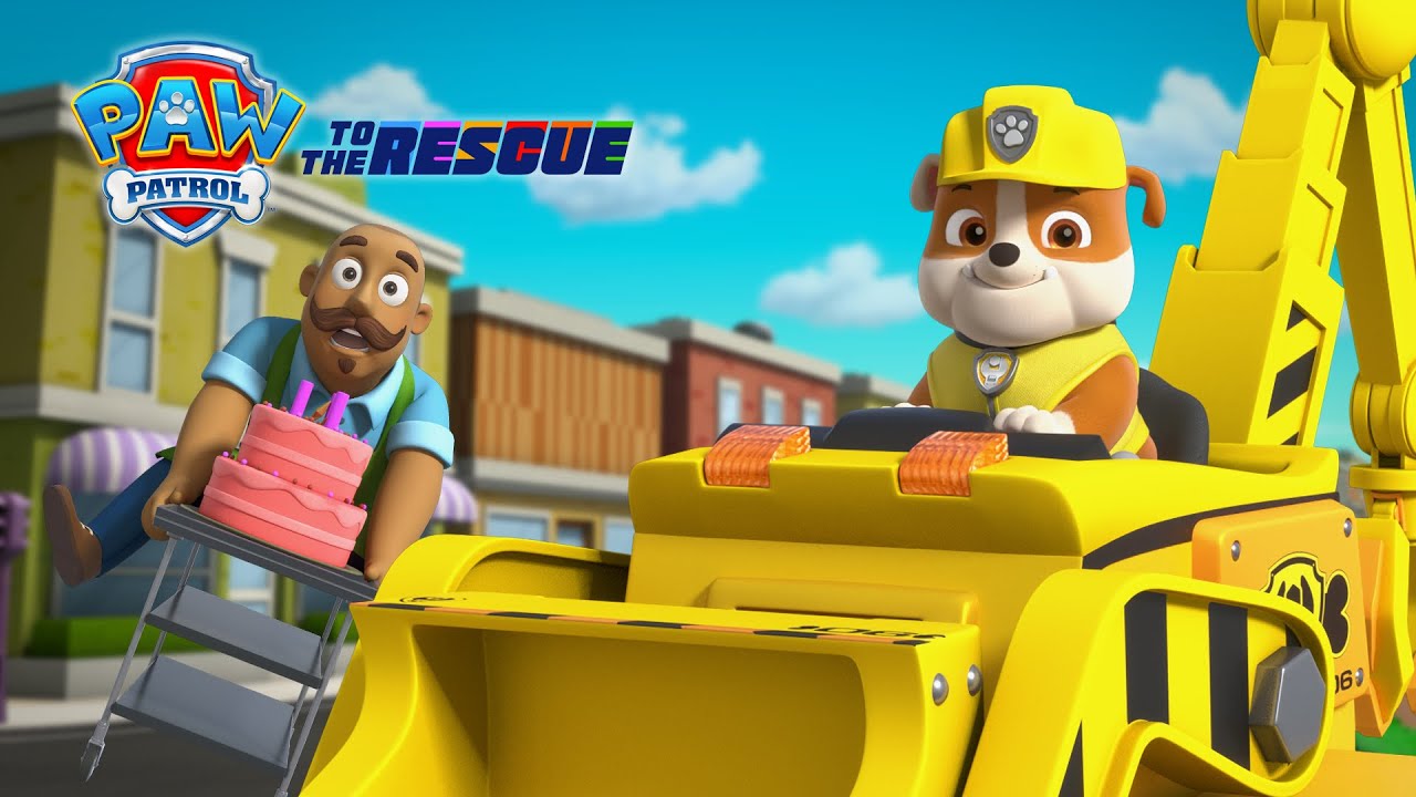 Rubble and the Runaway Birthday Cake | PAW Patrol: To The Rescue | Cartoons for Kids