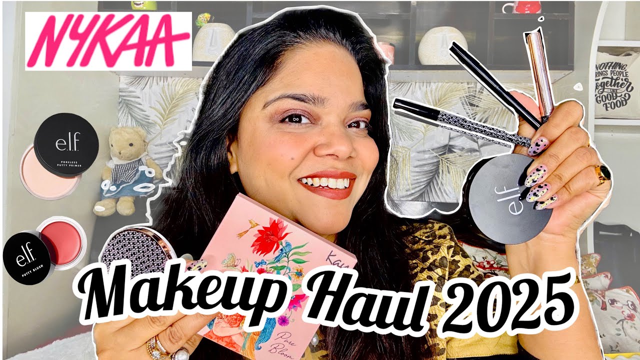 Nykaa Makeup Haul | First Makeup Haul 2025 | Madhuri Vogue