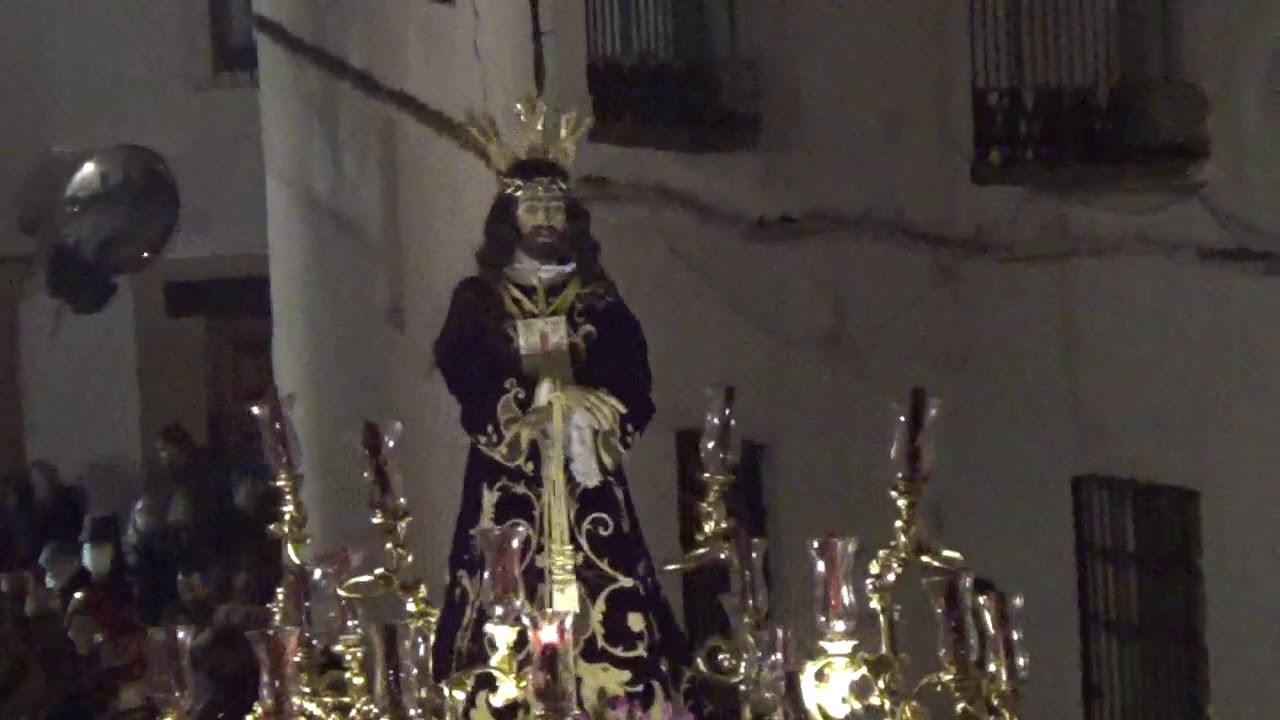 Jueves Santo Villanueva de los Infantes 2018 - Ntro. Padre Jesús Rescatado llegano a a costanilla