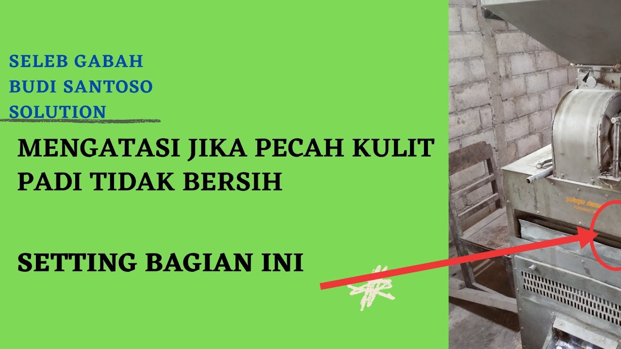 Sedikit sentuhan PK bersih tidak ada sekam [[ Mesin Pecah kulit padi Lm24