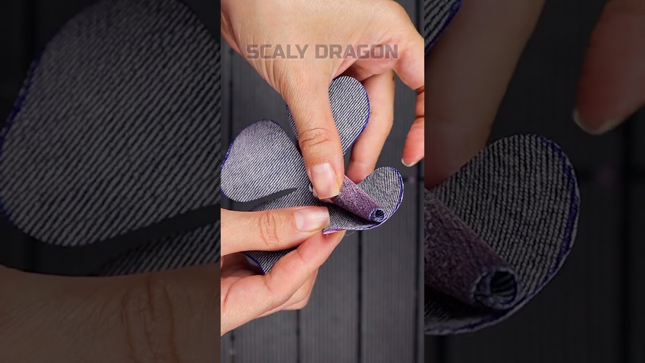 Idea con tela de jeans #scalydamadragon